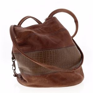Leather Hobo crossbody bag